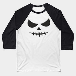 Halloween pumpkin face design Baseball T-Shirt